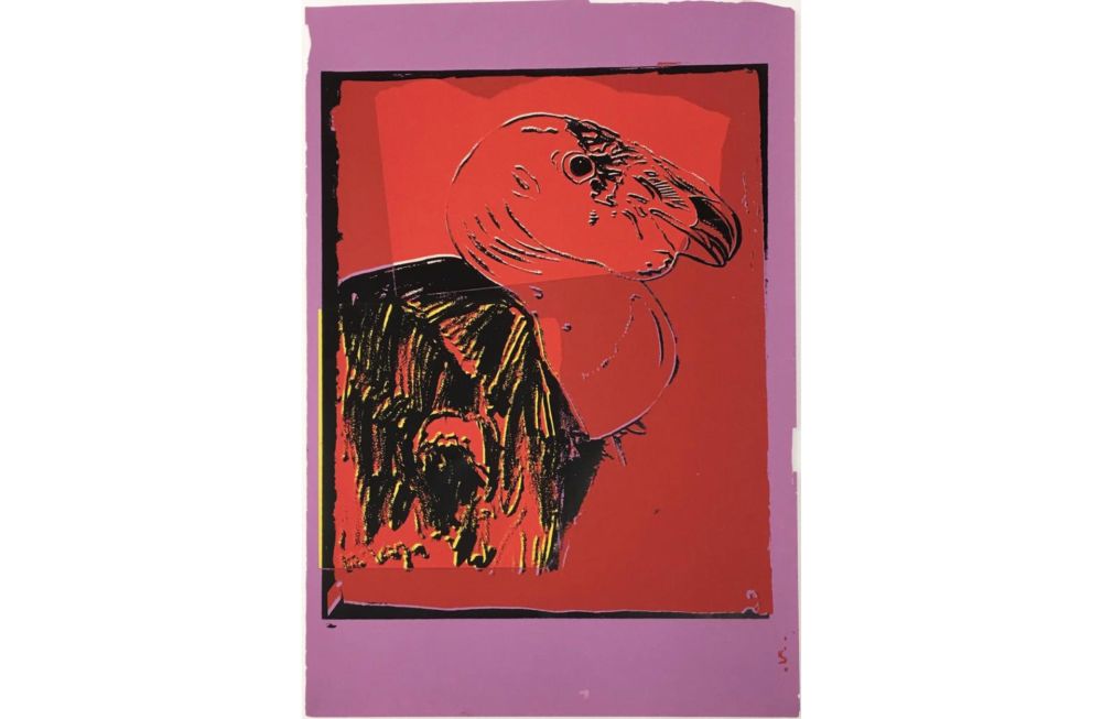 Сериграфия Warhol - Vanishing Animals: California Condor