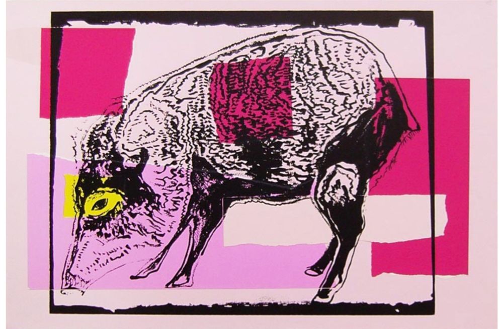 Сериграфия Warhol - Vanishing Animals: Giant Chaco Peccary