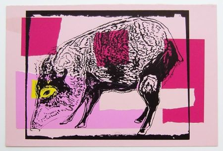 Сериграфия Warhol - Vanishing Animals: Giant Chaco Peccary
