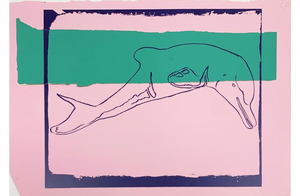 Сериграфия Warhol - Vanishing Animals: La Plata River Dolphin