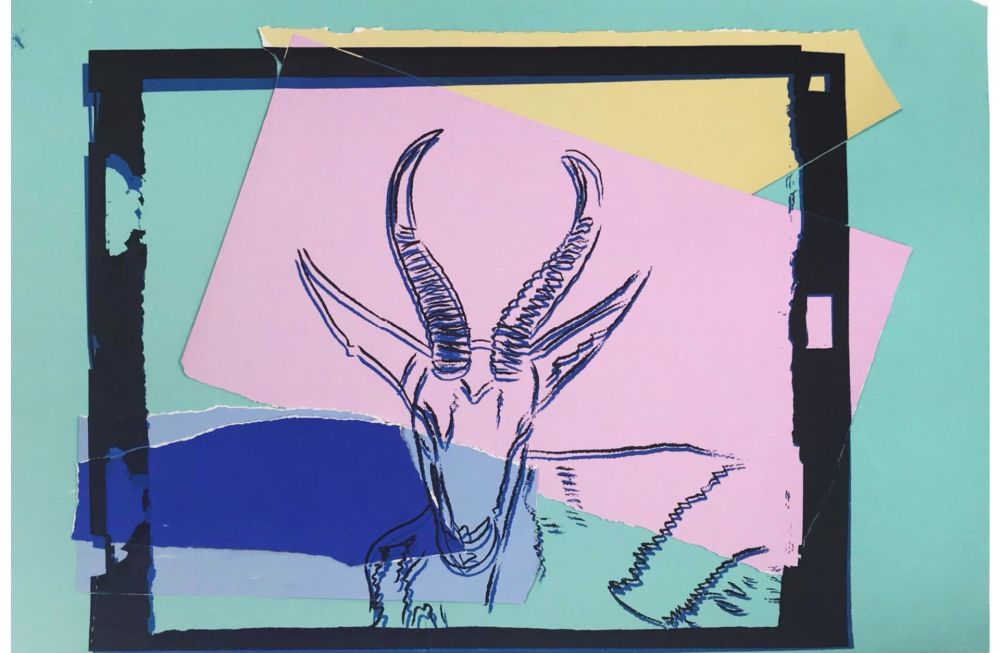Сериграфия Warhol - Vanishing Animals: Sommering Gazelle