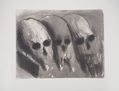 Гравюра Barcelo - Vanité au trois crânes