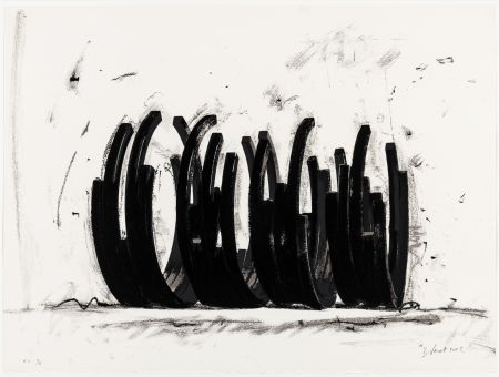 Сериграфия Venet - Variations on the Arc 03