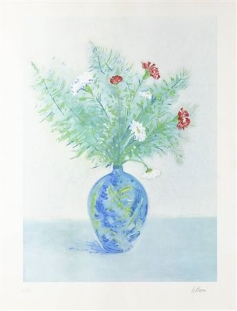 Литография Liloni - Vaso di fiori 