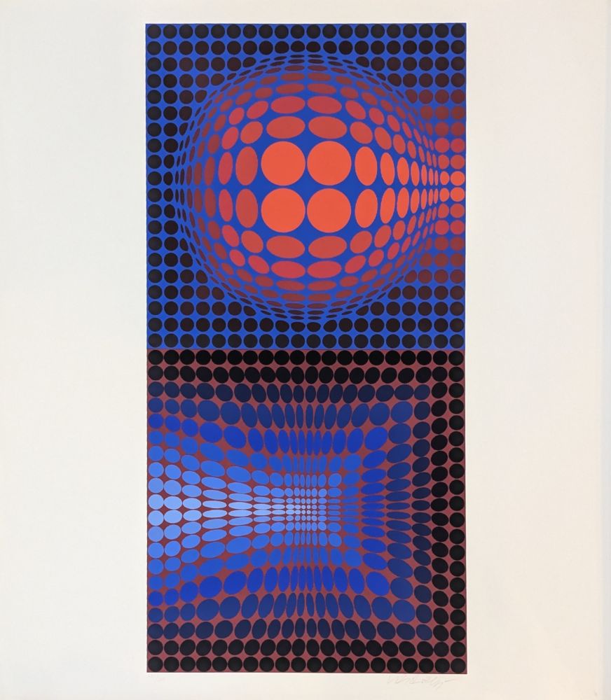 Сериграфия Vasarely - Vega Pauk 