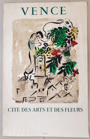 Литография Chagall - Vence Cite des Arts et des Fleurs