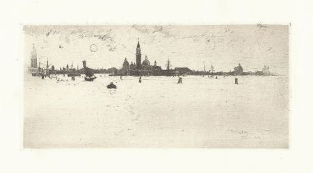 Гравюра Pennell - Venice from the Sea