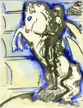 Трафарет Van Dongen - Venise- The horse rider