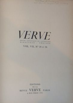 Иллюстрированная Книга Picasso - Verve 25 et 26