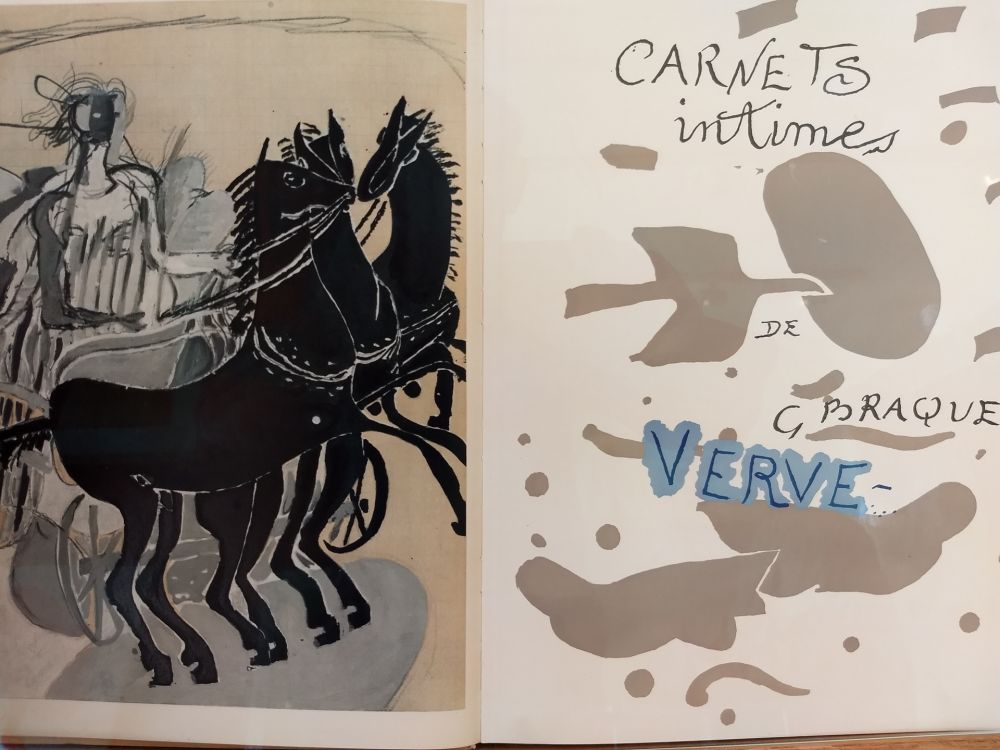Иллюстрированная Книга Braque - Verve 31 32