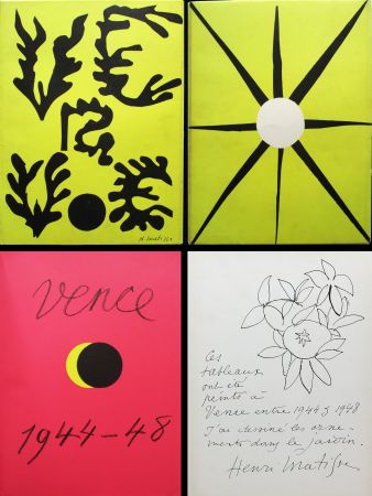 Иллюстрированная Книга Matisse - Verve n° 21-22. VENCE 1944-48. Couverture originale d'après les papiers découpés
