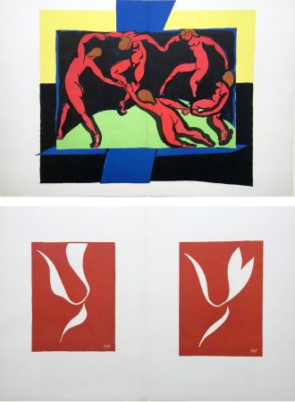 Иллюстрированная Книга Matisse - VERVE Vol. I, No. 4. (couverture de Rouault) LA DANSE, lithographie d'après Matisse (1938)