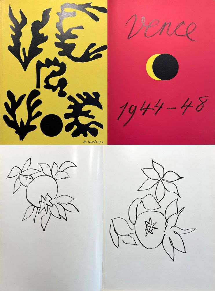 Иллюстрированная Книга Matisse - VERVE VOL. VI - N° 21-22. VENCE 1944-48 : PEINTURES ET DESSINS DE MATISSE.