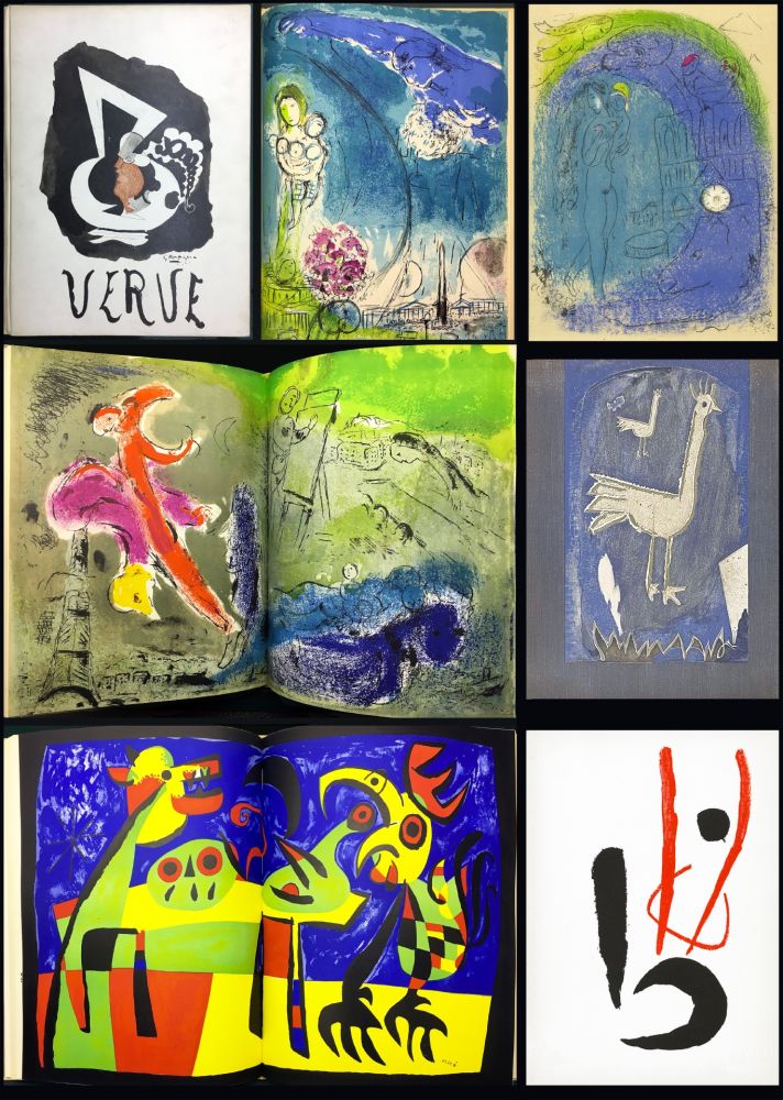 Иллюстрированная Книга Chagall - VERVE Vol. VII. N° 27-28. VISIONS DE PARIS (1953)