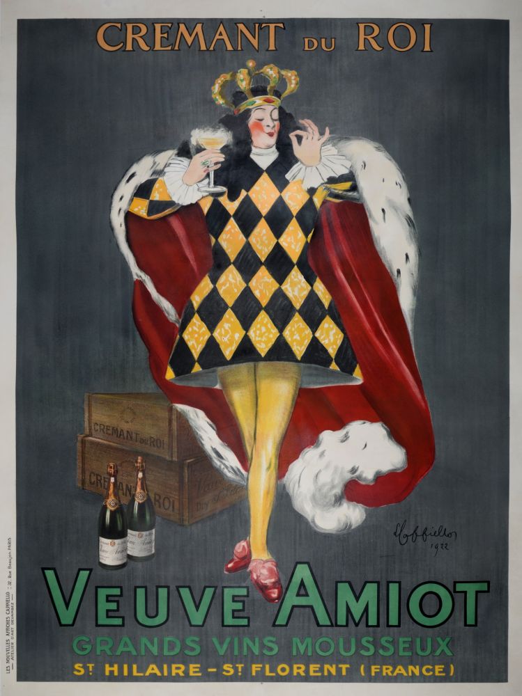 Афиша Cappiello - Veuve Amiot / Crémant du Roi.