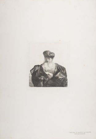 Фототипия Rembrandt - Vieillard au manteau de velours