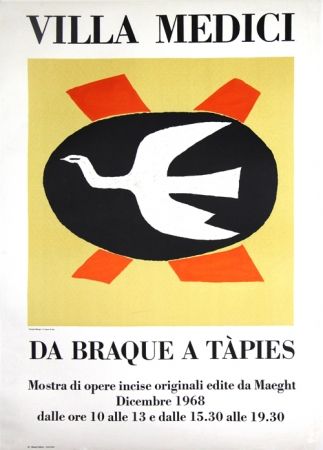 Литография Braque - Villa Medici  Da Braque A Tapiès