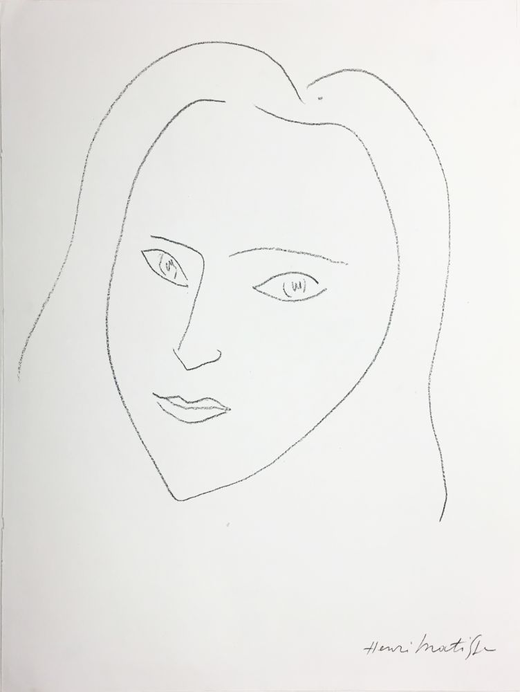 Литография Matisse - VISAGE (1943)