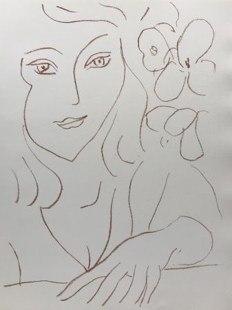 Литография Matisse - Visages III