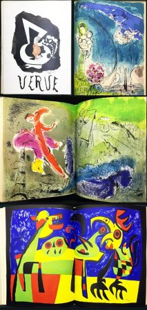 Иллюстрированная Книга Chagall - VISIONS DE PARIS. VERVE Vol. VII. N° 27-28 (1953)