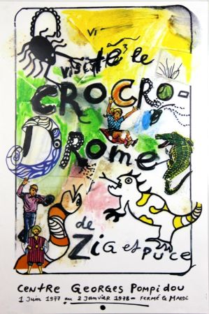 Афиша De Saint Phalle - Visitez Le Crocrodome  De Zig et Puce