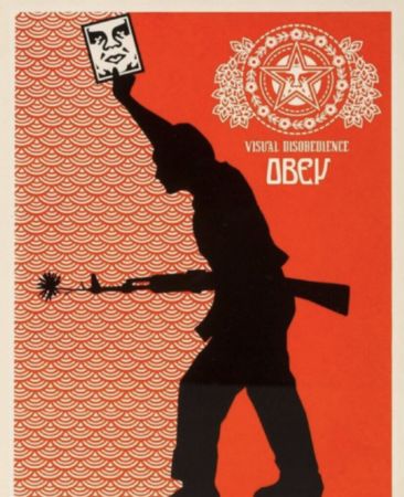 Сериграфия Fairey - Visual Disobedience