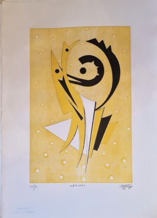 Гравюра Cortelazzo - Vita, Nascita, Forza, Intelligenza, Amore, Destino