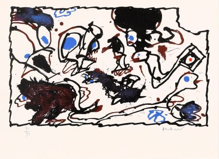 Литография Alechinsky - Vivier