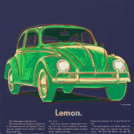 Сериграфия Warhol - Volkswagen (F. & S. II.358)