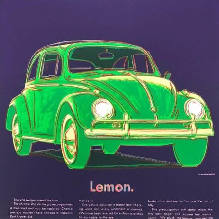 Сериграфия Warhol - Volkswagen (FS II.358)