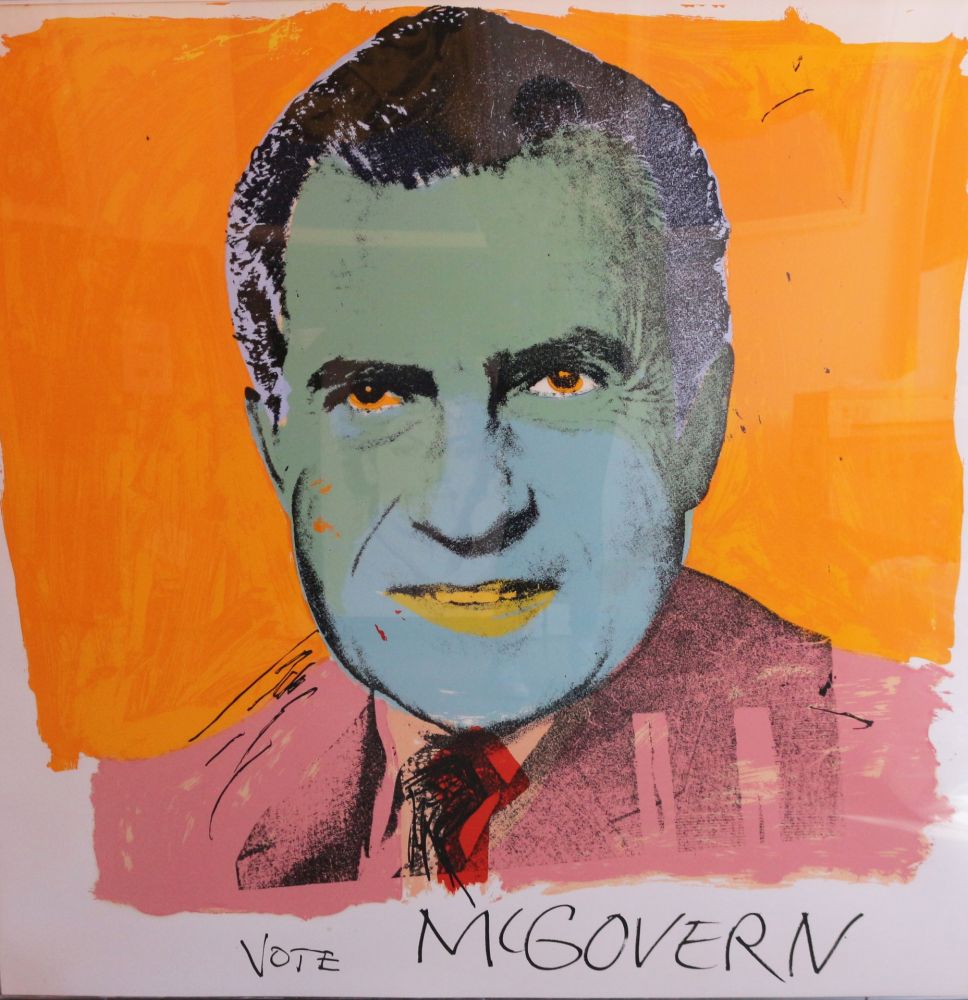 Сериграфия Warhol - Vote McGovern