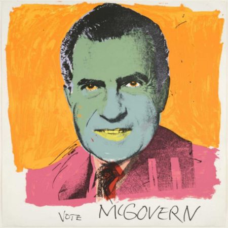 Многоэкземплярное Произведение Warhol - Vote McGovern