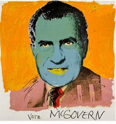 Сериграфия Warhol - Vote McGovern