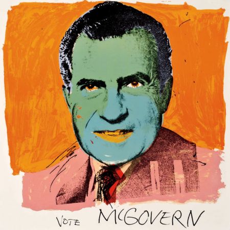 Сериграфия Warhol - Vote McGovern 84