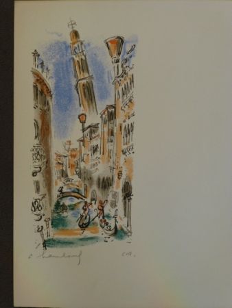 Литография Hambourg - Vue de Venise 