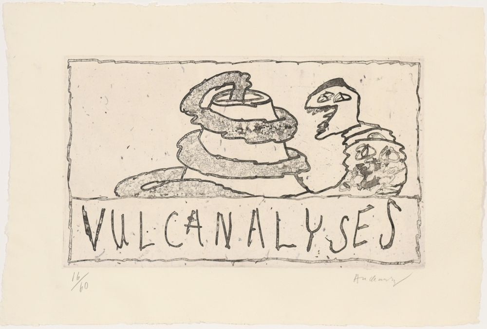 Офорт Alechinsky - Vulcanalyses 01