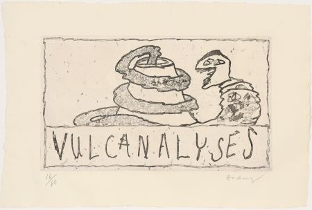 Офорт Alechinsky - Vulcanalyses 01