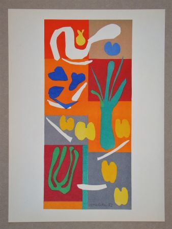 Литография Matisse (After) - Végétaux - 1952
