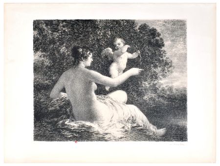 Литография Fantin-Latour - Vénus et l'Amour