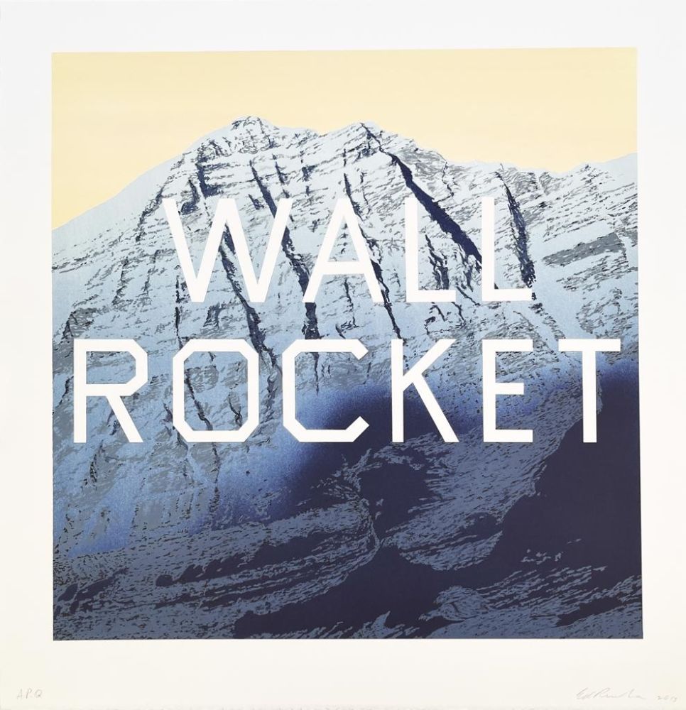 Литография Ruscha - Wall Rocket