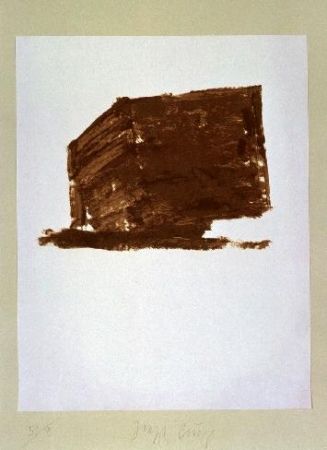 Литография Beuys - Wandernde Kiste Nr.1