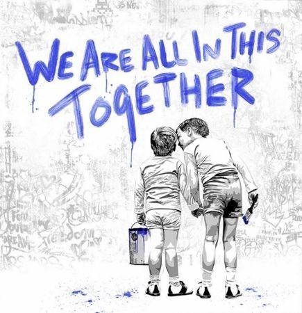 Сериграфия Mr Brainwash - We Are All In This Together 