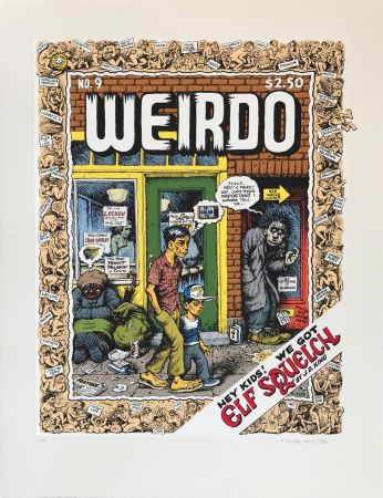 Сериграфия Crumb - Weirdo, 1986