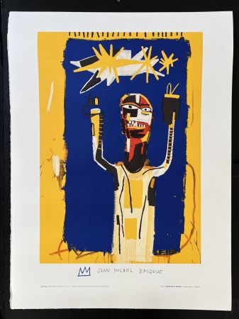 Литография Basquiat -  Welcoming Jeers