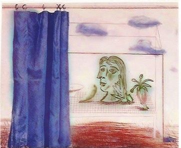 Гравюра Hockney - What is this Picasso?