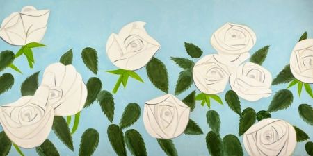 Литография Katz - White Roses