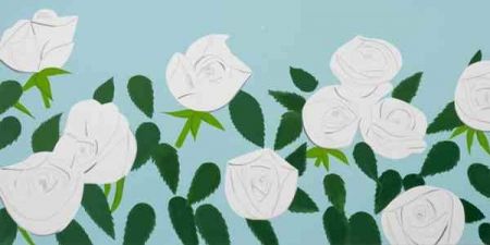 Сериграфия Katz - White Roses