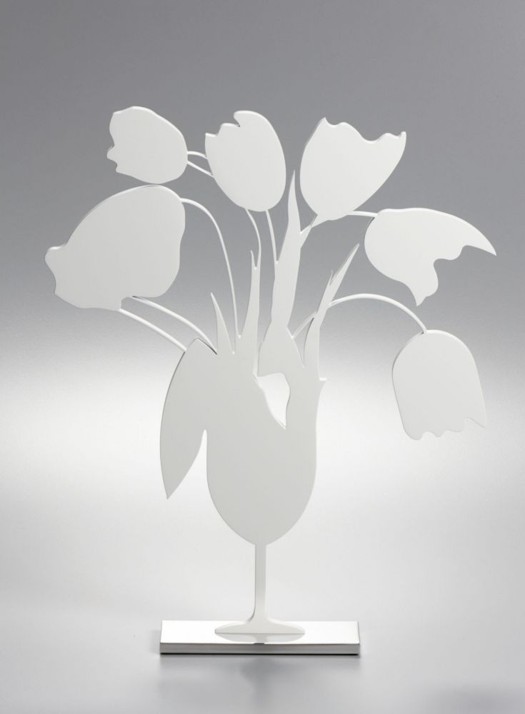 Нет Никаких Технических Sultan - White tulips and vase, April 4, (Sculpture)