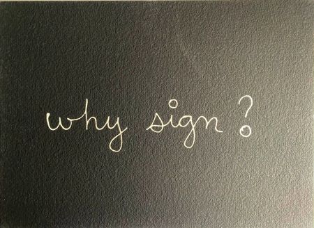 Сериграфия Vautier - Why sign?