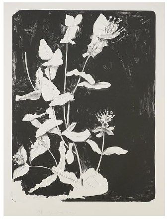 Литография Dine - Wildflowers in New York II